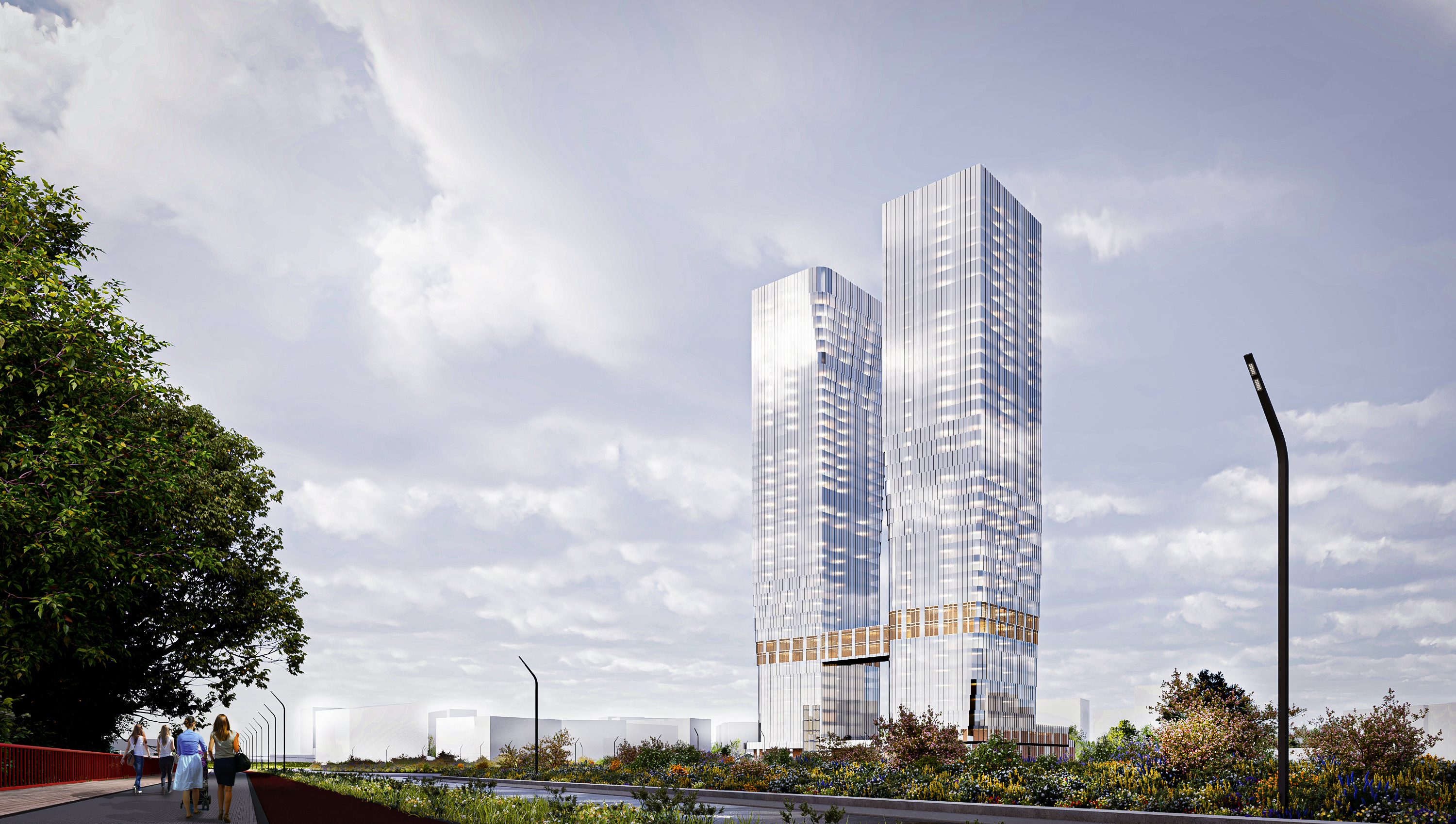 Фасад жилого комплекса