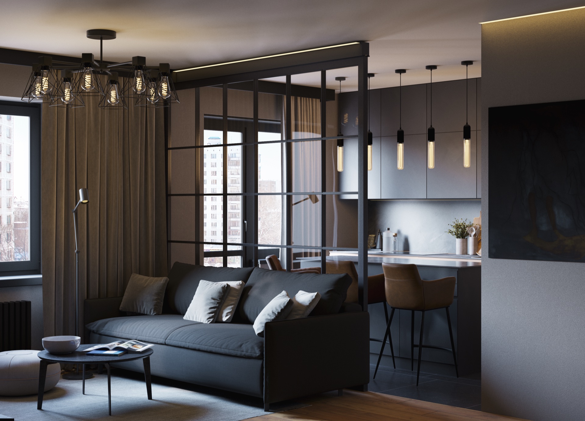 Современный зал